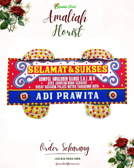 Papan Bunga Ucapan Selamat Panyabrangan